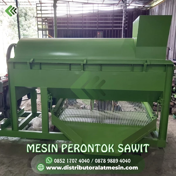 Palm oil threshing machine sawit brondolan