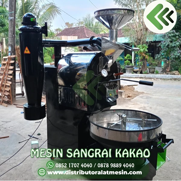 Mesin Sangrai/Gongseng Kakao kapasitas 1 kg / batch