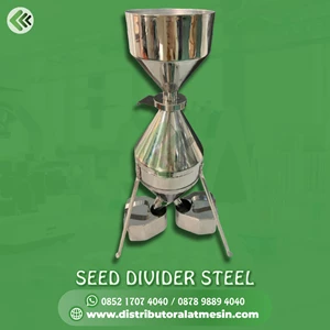 Seed Divider steel atau pembagi sample bijian