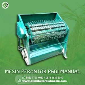 Alat perontok padi manual - Mesin Pengolah Padi