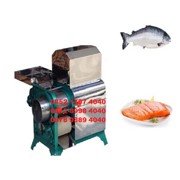 Meat and fish bone separator machine