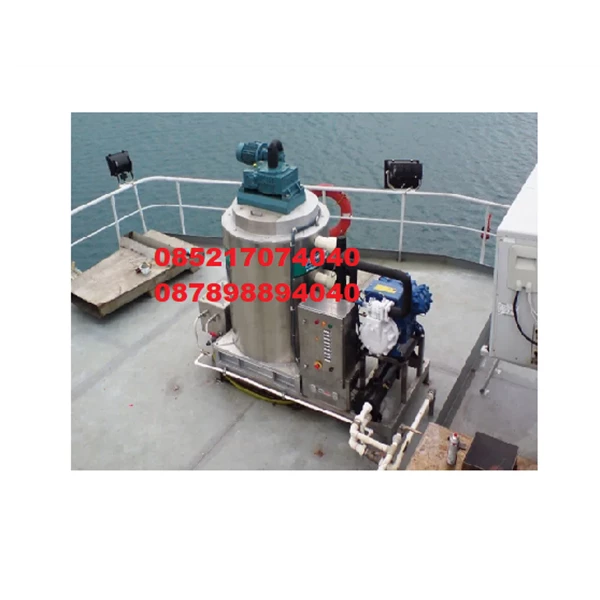 Mesin Pembuat Es Ice Scaler Air Laut Kapasitas 1200-1500 kg/24 Jam